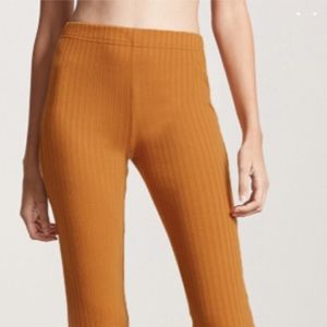 ribbed flare pants